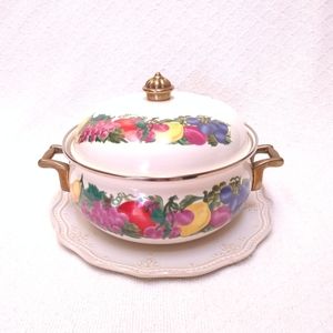 Vintage Metro Vitroceramic Cookwear Casserole Dish